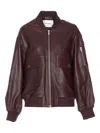 Ivy & Oak Lara Leather Jacket In Brown
