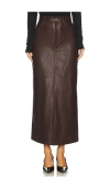 Ivy & Oak Lisanne Skirt In Brown