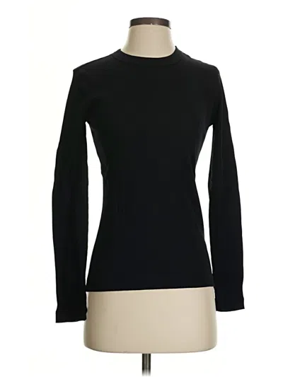 Pre-owned Ivy & Oak Long Sleeve T-shirt In Black