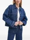 Ivy & Oak Patch-pocket Denim Jacket In Blue