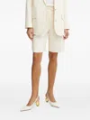 Ivy & Oak Pleated High-waisted Shorts In White