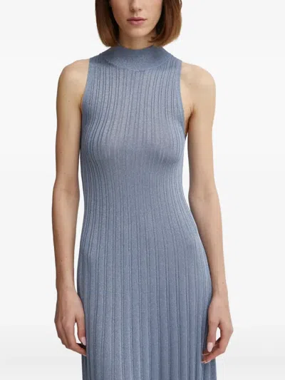 Ivy & Oak Geripptes Maxikleid In Blue