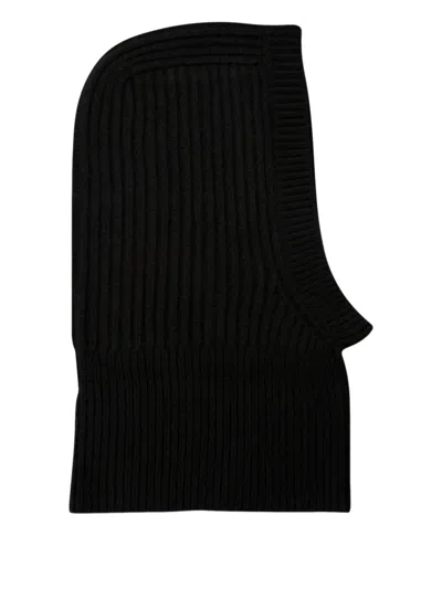 Ivy & Oak Ribbed-knit Balaclava In Black