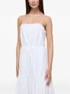 Ivy & Oak Tiered Spaghetti-strap Dress In White