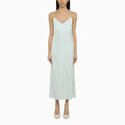 Ivy & Oak Women's Noel Aqua Satin Dress