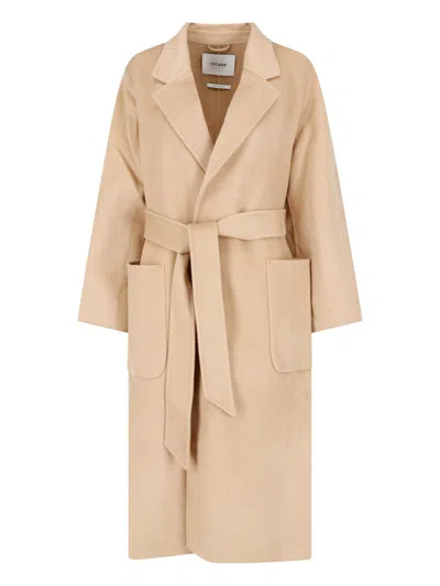 Ivy & Oak Wool Coat "iocelia" In Beige