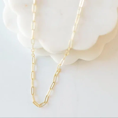 Ivy & Pearl Co. Everyday Paperclip Chain In Pink