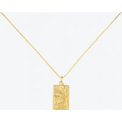 Ivy & Pearl Co. The Bethlehem Olive Fields Necklace In Gold
