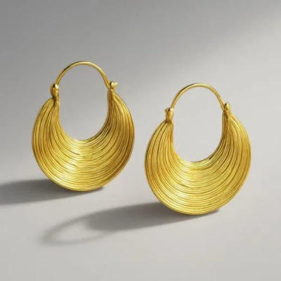 Ivy & Pearl Co. The Marlowe Rivière Hoops In Pattern