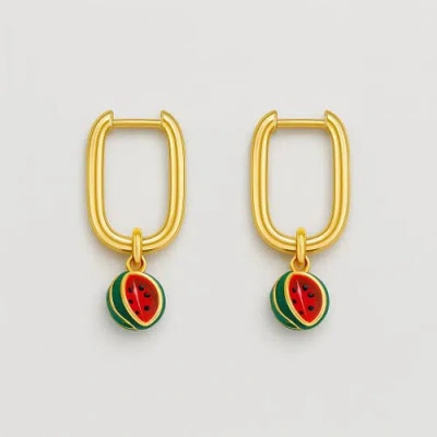 Ivy & Pearl Co. The Valoria Freedom Hoops In Pink