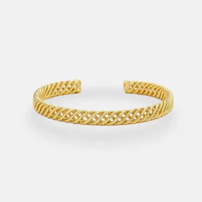 Ivy & Pearl Co. The Wessex Braided Cuff In Pattern