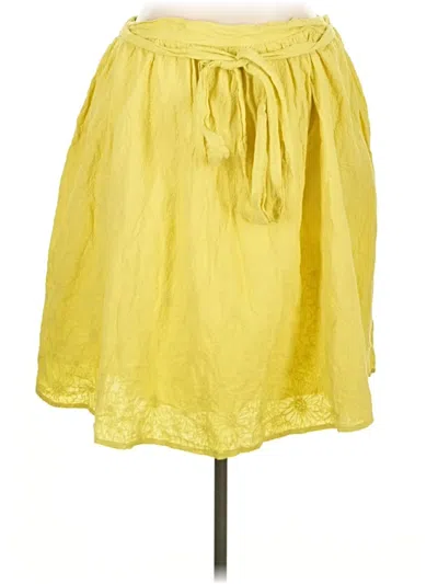 Pre-owned Ivy City Co Casual Skirt In Yellow