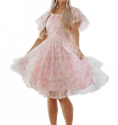 Ivy City Co First Love Dress In Pink