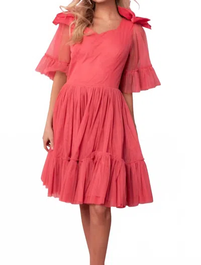 Ivy City Co Serine Dress In Pink