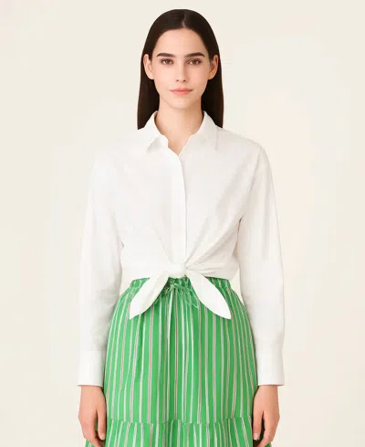 Ivy Coast Augusta Top In White