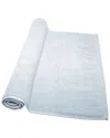 Ivy Collection Rice Effect Bath Mat In Mint