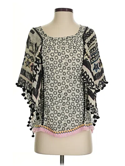 Pre-owned Ivy Jane 3/4 Sleeve Blouse In Gray