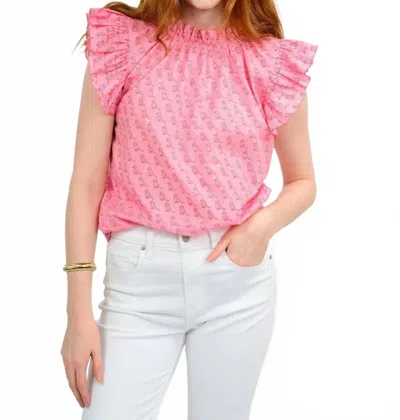 Ivy Jane Birds On The Bock Top In Pink