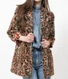 Ivy Jane Bobcat Cav Coat In Rust In Multi