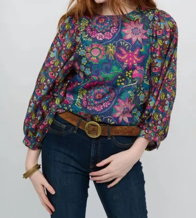 Ivy Jane Botanica Top In Blue