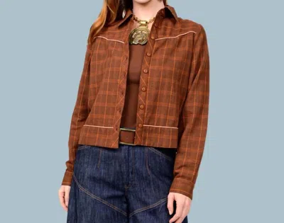 Ivy Jane Canyon Crossroads Cowboy Jacket In Brown