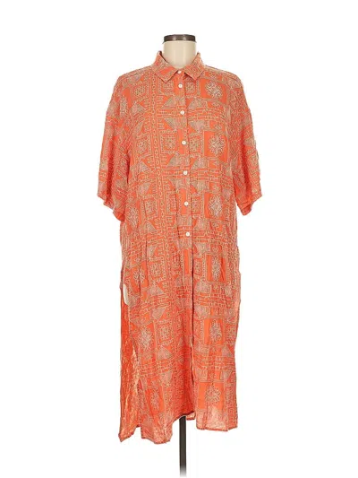 Pre-owned Ivy Jane Casual Dress In Orange
