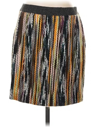 Pre-owned Ivy Jane Casual Skirt In Gray