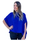 Ivy Jane Clip Dot Bow Back Top In Royal In Blue
