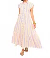 Ivy Jane Color On Stripe Dress In Multi In Multi