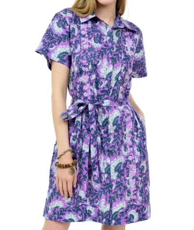 Ivy Jane Dominga Mini Dress In Purple