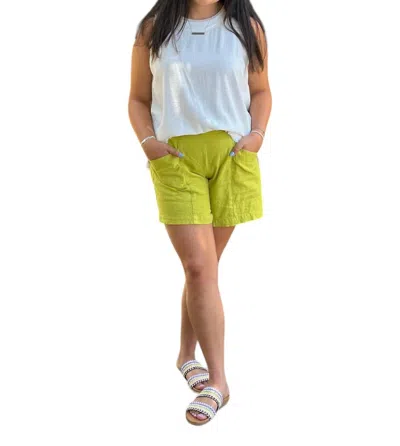 Ivy Jane Favorite Shorts In Pickle Green In Multi