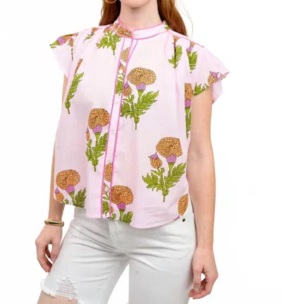 Ivy Jane Fem De La Fleur Top In Pink