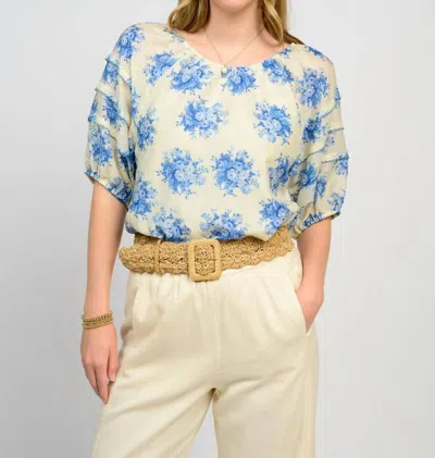 Ivy Jane Field Of Dreams Top In Cream In Neutral