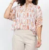 Ivy Jane Wells Top In Coral In Pink