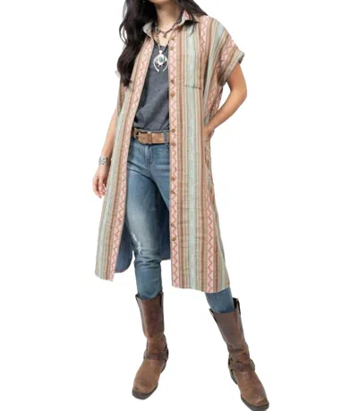 Ivy Jane Go West Jacket In Stripe In Multi