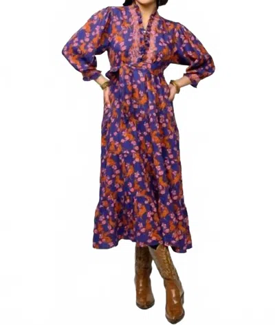 Ivy Jane Horsing Around Dress In Multi Color In Blue