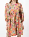 Ivy Jane Kaleidescope Dress In Terra Cotta In Multi