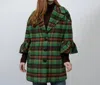 Ivy Jane Lady Like Coat In Green In Green