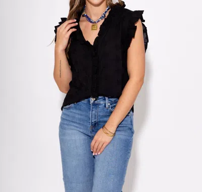 Ivy Jane Midnight Bouquet Top In Black