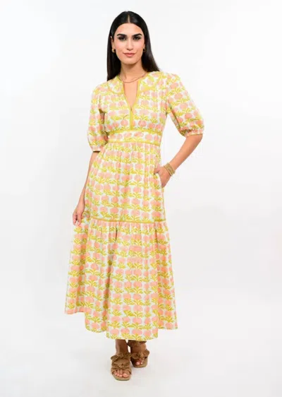 Ivy Jane Mums The Word Dress In Aqua In Yellow