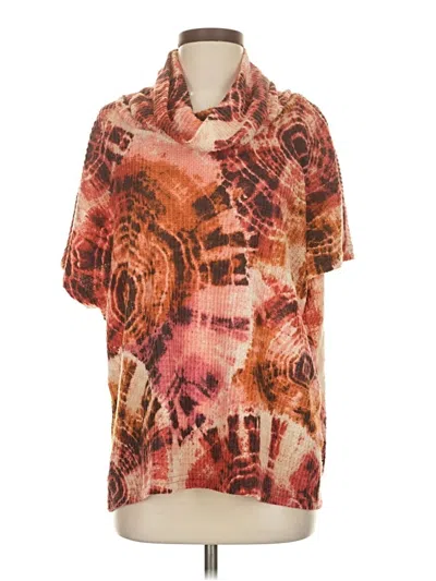 Pre-owned Ivy Jane Poncho In Orange