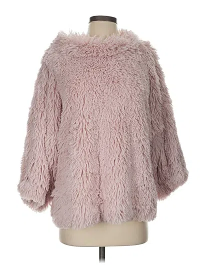 Pre-owned Ivy Jane Poncho In Pink