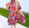 Ivy Jane Popping Paisley Dress In Multi