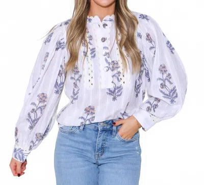 Ivy Jane Ric Rac Block Top In Ivory
