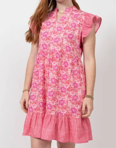 Ivy Jane Run For The Roses Dress In Pink