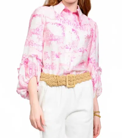Ivy Jane Scene In Paris Top In Pink