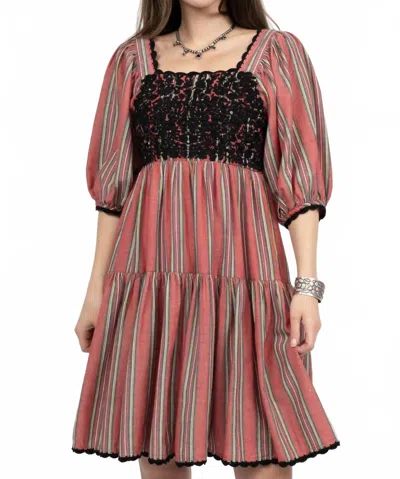 Ivy Jane Sierra Dress In Red In Pink
