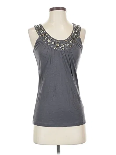 Ivy Jane Sleeveless Top Gray Halter Neckline Tops
