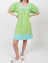 Ivy Jane Solana Dress In Turquoise In Blue
