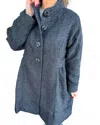 Ivy Jane Sparkle Coat In Midnight
